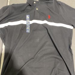 Black polo Ralph Lauren shirt XL