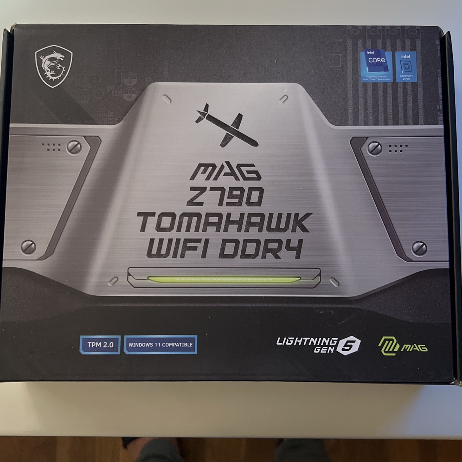 Used: MSI MAG Z790 TOMAHAWK WIFI DDR4 LGA 1700 INTEL SATA 6Gb/s ATX Motherboard
