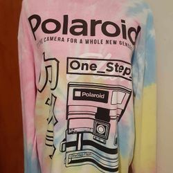 Women's Polaroid Hoodie Sweatshirt Size Medium