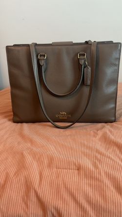 Coach Brown Leather Tote Bag