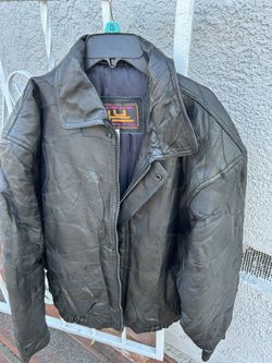 Black Genuine Leather Jacket For Men