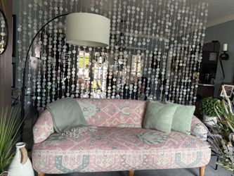 78-in sofa with end table