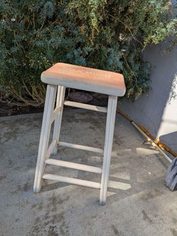 Wooden stool