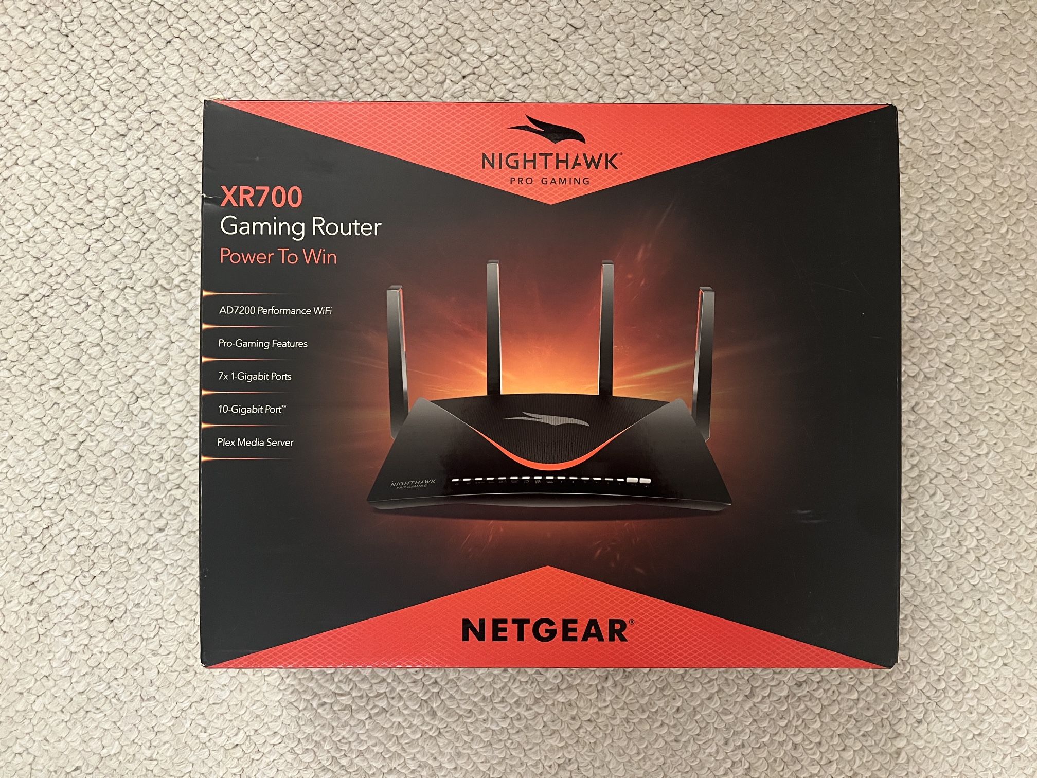 Netgear Nighthawk Pro Gaming XR700 Router – Like New, Complete in Box