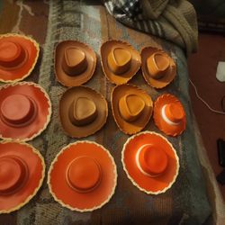 Woody and Daisy hats for dolls.