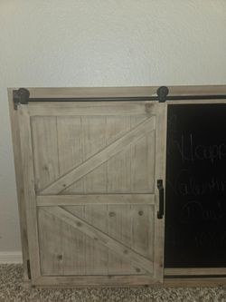 Rolling Door Chalkboard