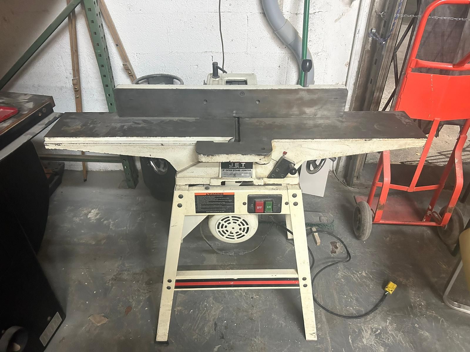 6” Open Stand Jointer