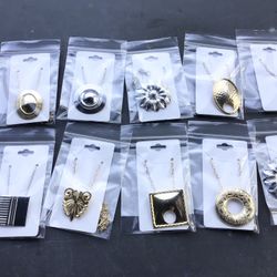 New  Nice  20” Chain Necklaces With Pendant, stainless steel Chain, Great Deal! Pick One For $12 Each.