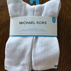 NWT Michael Kors men’s cushion crew socks 5 pairs
