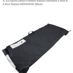 Soft Top Window Storage Bag for 2018-2024 Jeep Wrangler JL JLU Sports Sahara Freedom Rubicon Unlimited