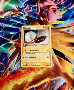 Pokémon ex electrode emerald card 2005