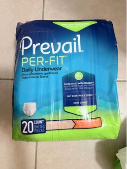 Adult diapers-  Brand Prevail Fit  :X L