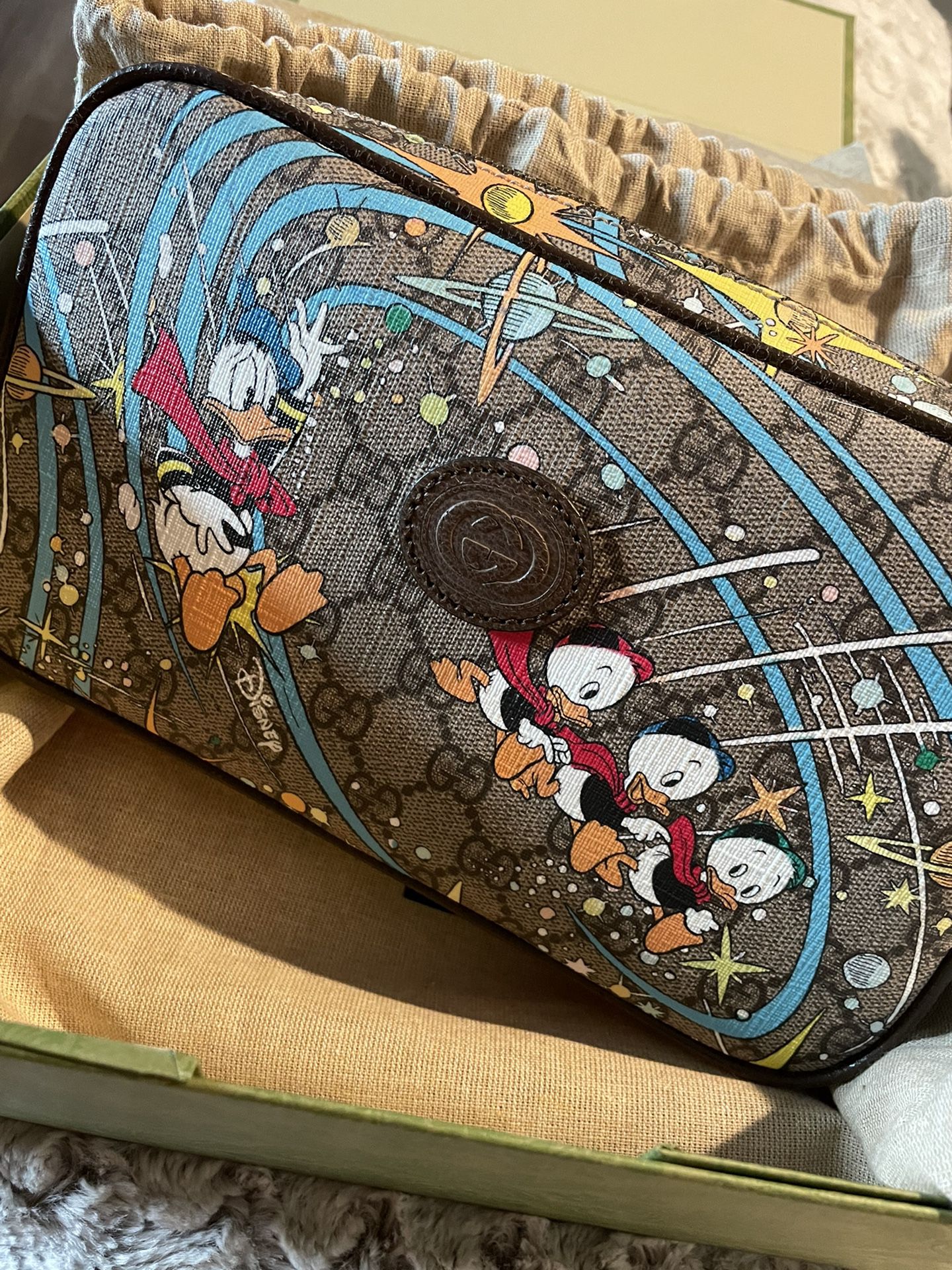 Disney X Gucci Donald Duck GG Supreme Belt Bag