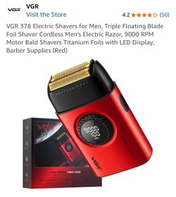 VGR 378 Electric Shavers for Men, Triple Floating Blade
