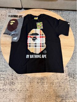 BAPE Burberry black L