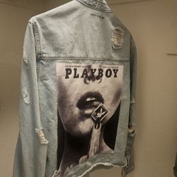 Trio Urban Unisex Jean Jacket Playboy