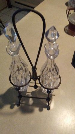 Cruet set beautiful Victorian piece