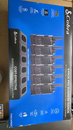 6 pack walkie talkie cobra
