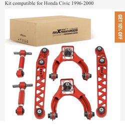 MaxSpeedingRods LCA’s Front/Rear Camber Kit Civic 96-00 EJ8 EM1 EK9