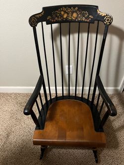 Vintage Nichols & Stone Windsor Rocking Chair