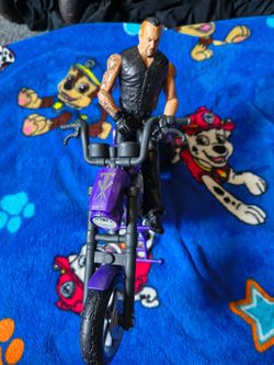Mattel WWE Wrekkin' Slamcycle Vehicle & Figure Playset with Toy Motorcycle & Undertaker 6-inch Collectible, Launching Action & Breakaway Parts