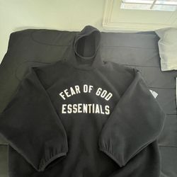 Essentials Fear Of God Fleece Hoodie Large