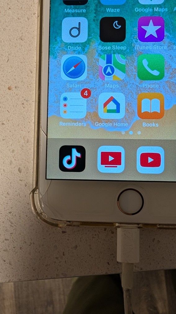 iPhone 6s Plus With TikTok App Installed