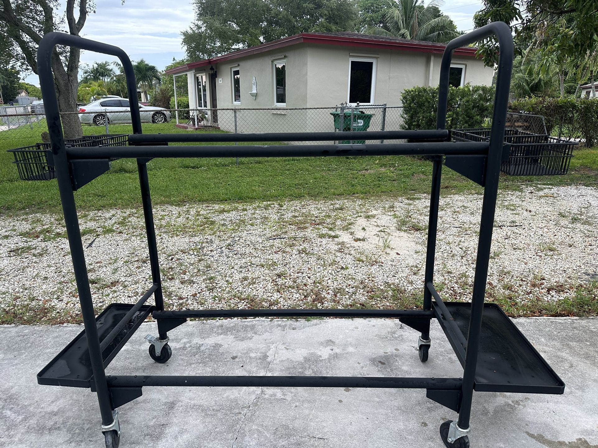 TIRE RACK ROLLING TIRE STORAGE RACK