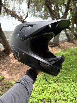 Fox Rampage Comp Helmet – Size L (Matte Black)