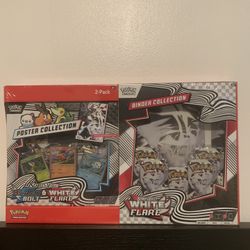 White Flare Poster And Binder Collection 