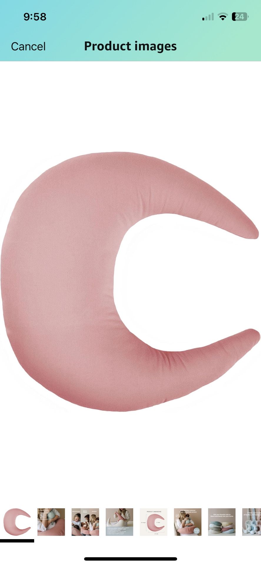 Snuggle me nursing pillow (New)