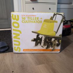 Sunjoe 16" Tiller + Cultivator