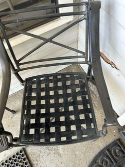 Metal Outdoor Patio Chair two