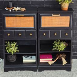 Set of unique nightstands