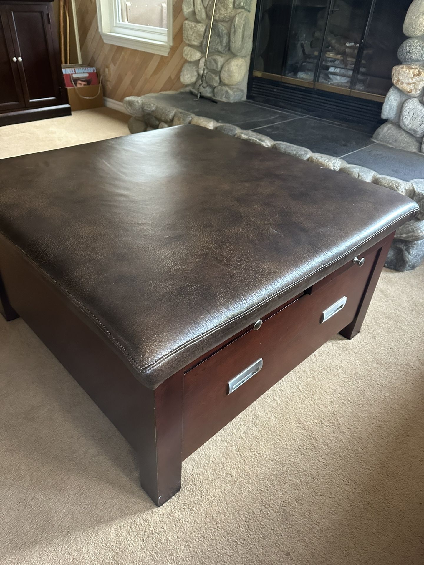 Coffee Table / Ottoman W/ Storage 