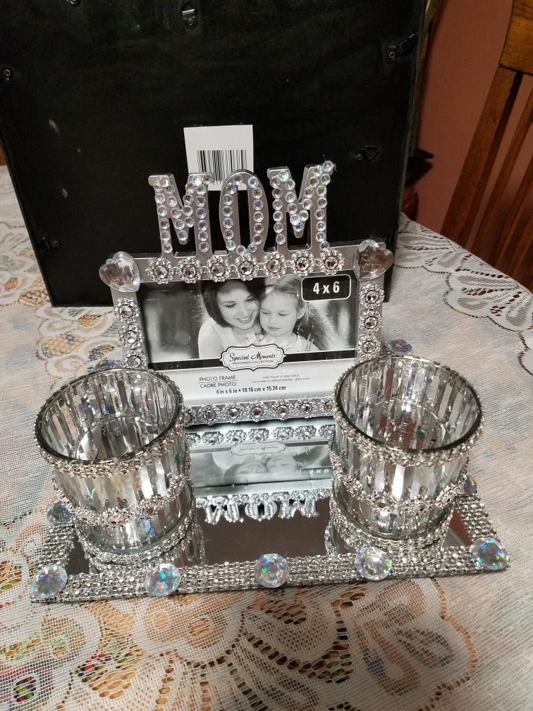 Candle holders and frame