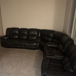 Sectional Couch/Recliners