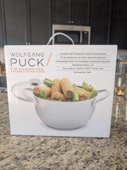 Wolfgang Puck 5-Qt Stainless Steel Dutch Oven