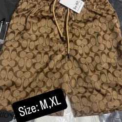 Brown Coach Shorts