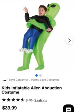 Kids Halloween Inflatable Alien abduction costume