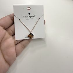 Kate Spade Rose Gold Spade Necklace 