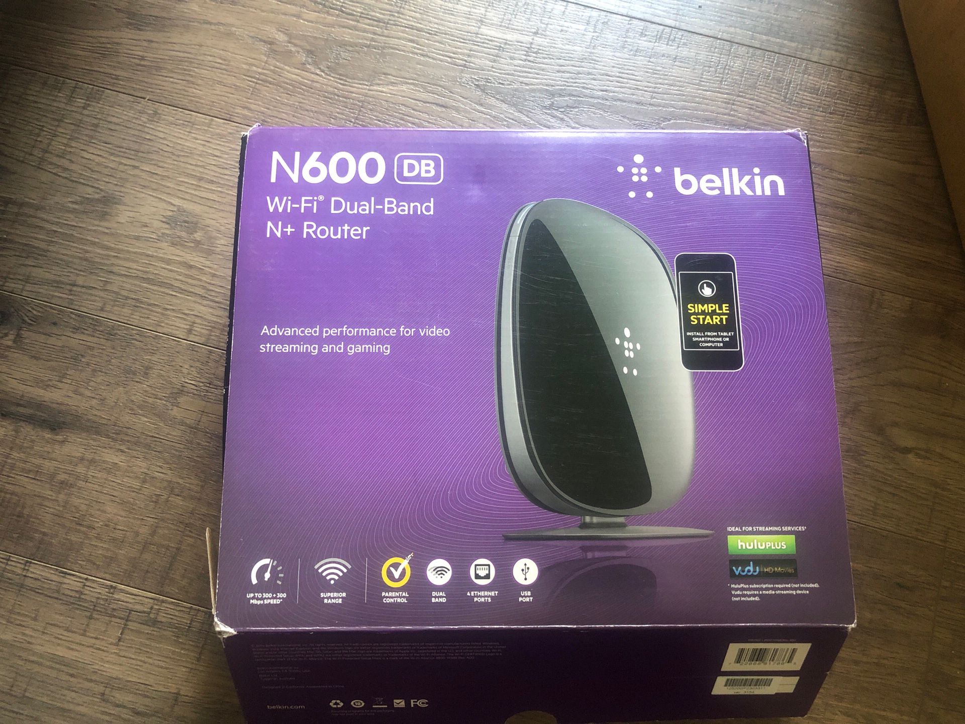 Belkin N600 Wireless Dual-Band N+ Router 