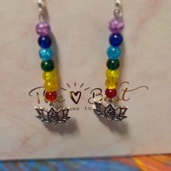 Chakra Lotus Earrings 