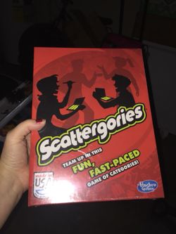 Scattergories game