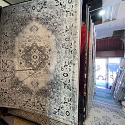 8x10 Area Rugs Carpet Rugs Persian Design Thick Colors Beige Black 