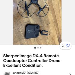 Sharper Image Drone W/Remote $25