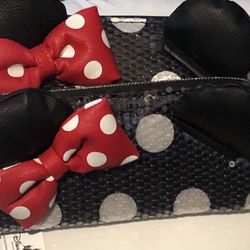 Disney Minnie Mouse Sequin Polka Dot Wallet -Loungefly