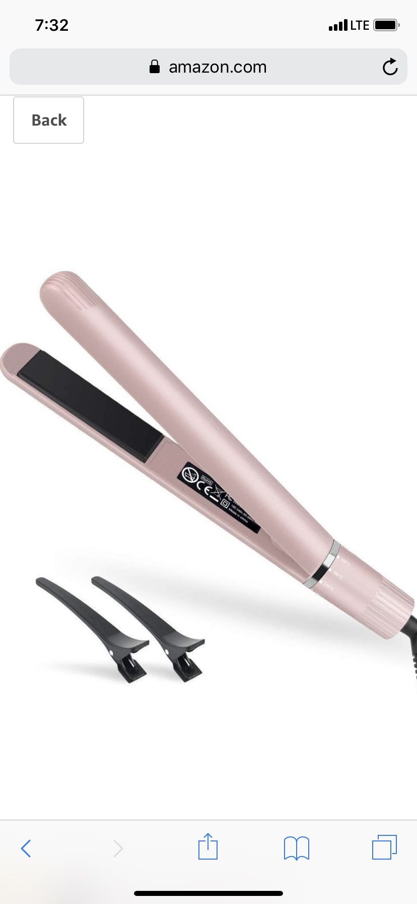 Hair straightener