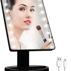 lighted vanity makeup mirror