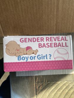 Gender Reveal Baseball